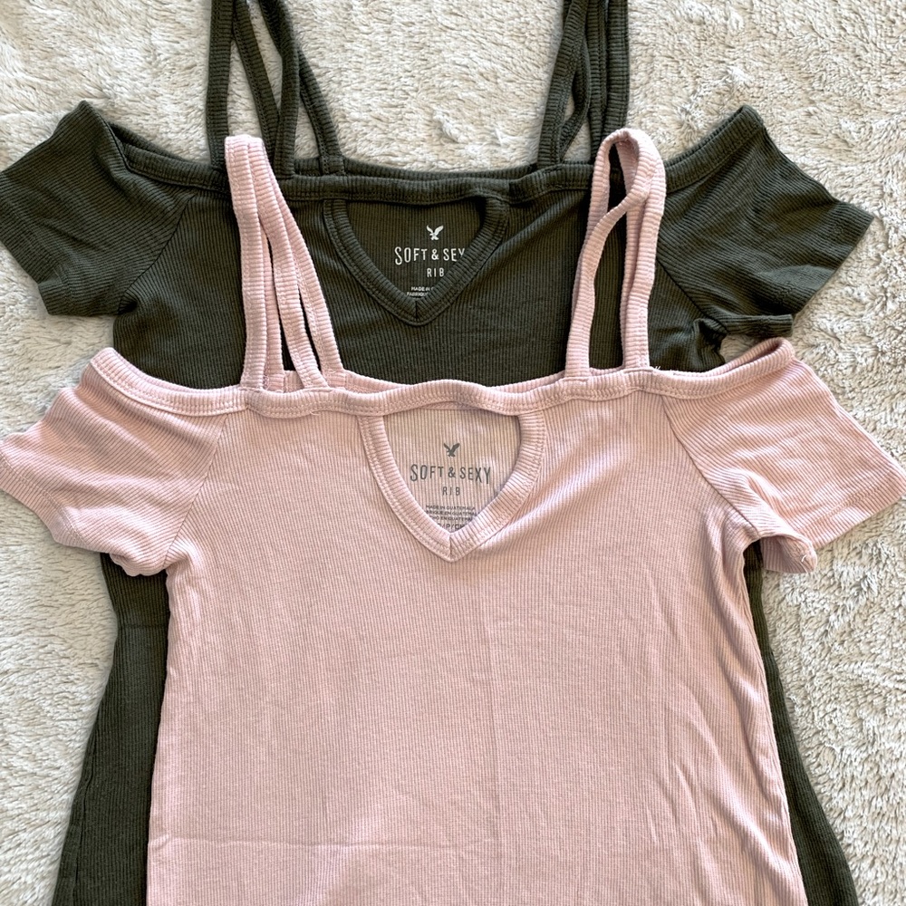 Lot of 2 Soft & Sexy tops S